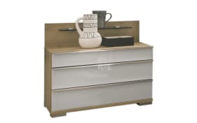 Nachttisch-Paar Loft in weiß/Bianco Eiche-Nachbildung, Breite ca. 60 cm
