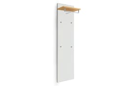 Garderobenpaneel Ventina in weiß/Eiche bianco