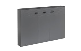 Hängeschuhschrank Filigro in grau