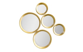 Rahmenspiegel-Set Marie, goldfarbig, 25 cm 