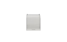 Jalousieschrank in weiß matt, B/H/T ca. 69 x 86 x 44 cm