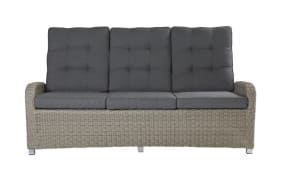 Garten-Sofa Ares in stone grey, mit manuelle Rückenverstellung