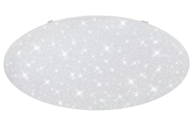 LED-Deckenleuchte mit Sterndekor in weiß, 80 cm
