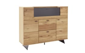 Highboard Brest, Wildeiche massiv