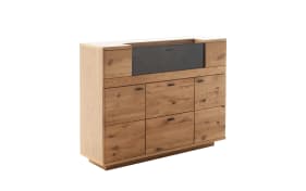 Highboard Venedig, Wildeiche massiv