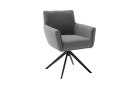 Armlehnstuhl Wilson, anthrazit, inkl.360° Drehfunktion