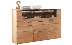 Highboard Runa, Kerneiche Natur gebürstet