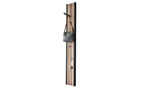 Wandgarderobe Salvo, Kerneiche/anthrazit, 190 cm, inkl. Beleuchtung