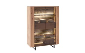 Highboard Yonna, Kerneiche Natur 