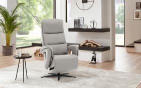 Relaxsessel Casio Relax, silber, inkl. manueller Verstellung