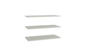 Einlegeböden Vodol, grau, 117,2 x 52,7 cm, 3er Set