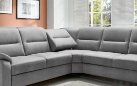 Wohnlandschaft Harrison, alufarbig, inkl. Funktionen
