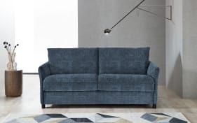 Schlafsofa Inga, blau, inkl. Stauraumbox