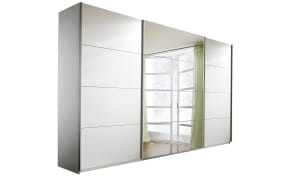 Schwebetürenschrank Quadra, alpinweiß, 315 x 210 cm