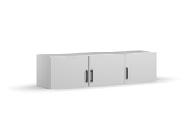 Aufsatzschrank Allrounder, alpinweiß, 3-türig