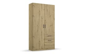 Drehtürenschrank 32Q1 Allrounder, Eiche Artisan Nachbildung, 91 x 197 cm 