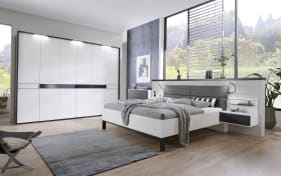 Schlafzimmer Bilbao, Lack basalt/ Lack weiß