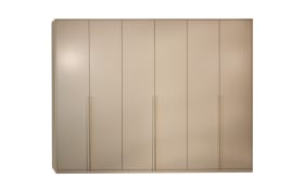 Drehtürenschrank  Silea-S, wollweiß, 273,2 x 217,3 cm