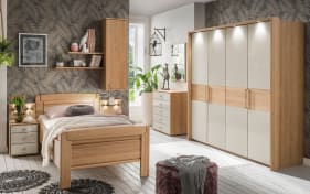 Drehtürenschrank Kiruna, champagner/Eiche cm online 197 x 200 Hardeck Nachbildung, kaufen bei