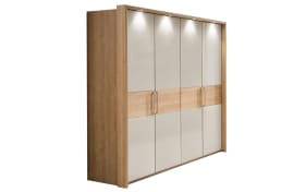 Komfortzimmer Kiruna, Eiche, Absetzungen 200 200 cm, Schrank 217 x bei kaufen online champagner, Hardeck x cm 100