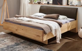 Komfortbett Cardiff, Eiche bianco teilmassiv, 180 x 200 cm