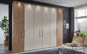 Drehtürenschrank Denver, champagner, 300 x 236 cm