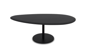 Couchtisch Fabia, Massivholz/schwarz