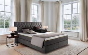 Boxspringbett Dunlopillo Superior, grau, 180 x 200 cm