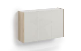 Schuhschrank Dillon, Eiche Lindberg-Nachbildung/grau