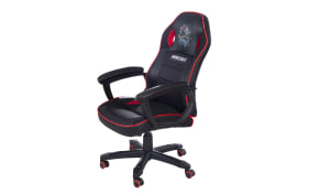 Minecraft Gamingstuhl, schwarz/rot
