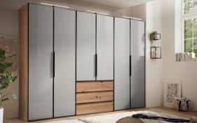 Kleiderschrank Studioline, Artisan Eiche/Hellgrau, 300 x 200 cm
