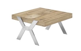 Couchtisch Burgas, Zereiche massiv geölt, Breite ca. 65 cm