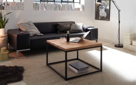 Couchtisch Sakura, Asteiche massiv/schwarz