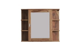 Spiegelschrank Yoga, Shishamholz, 85 x 73 cm