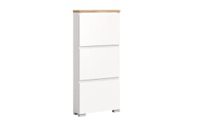 Schuhschrank Shoelove, Eiche-Nachbildung/weiß, 133 cm
