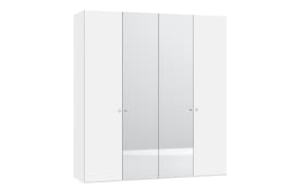 Drehtürenschrank Longline, premiumweiß, 202 x 220  cm