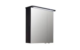 LED-Spiegelschrank Bern/Balto, anthrazit, inkl. Schalter/Steckdose