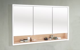 Einbauspiegelschrank Palino, Halifax Eiche Nachbildung