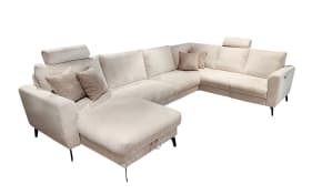 Wohnlandschaft Mayla, beige, inkl. Funktionen