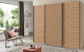 Schwebetürenschrank Andorra, Artisan-Eiche, Breite 300 cm