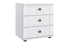 Nachtkommode Chalet, weiß, Höhe 58 cm