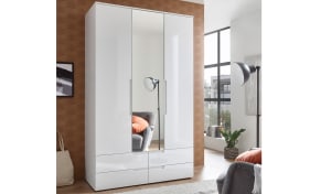 160 online x bei Hochglanz, Spice, Hardeck 208 cm Drehtürenschrank weiß kaufen