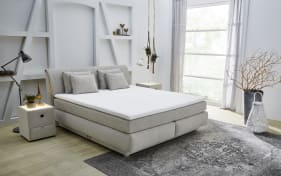 Boxspringbett Caral Mix in beige