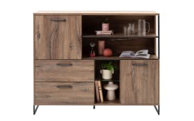 Highboard Kansas, Flagstaff dunkel Nachbildung