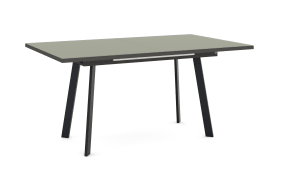 Esstisch Reno, olivgrün/schwarz