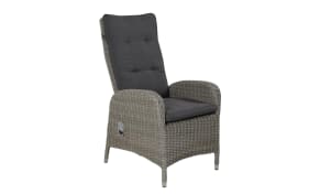 Garten-Positionsstuhl Bilbao in stone grey, manuelle Rückenverstellung