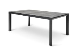 Esstisch Acarna, Teakholz/anthrazit, 180 cm