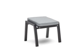 Gartenhocker Acarna, anthrazit/grau