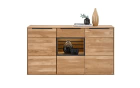 Sideboard Jackson, Eiche teilmassiv, inkl. LED-Beleuchtung