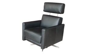 Leder Sessel Upgrade, schwarz